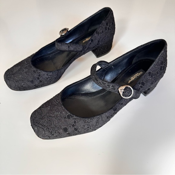 Dolce&Gabbana Jackie Lace Mary Jane - Picture 1 of 6